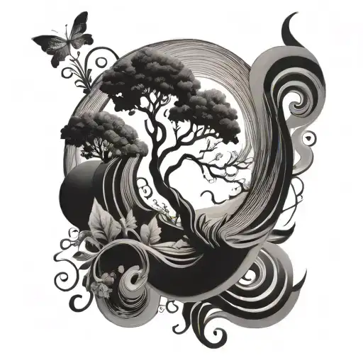 Swoopy Nature Shapes