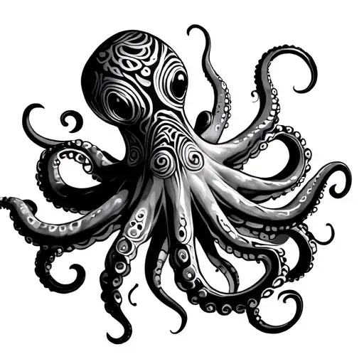 Octopus Polynesian Style