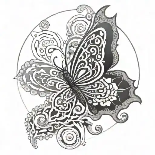 Chakra Butterfly Mandala