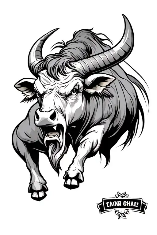 Angry Taurus Bull
