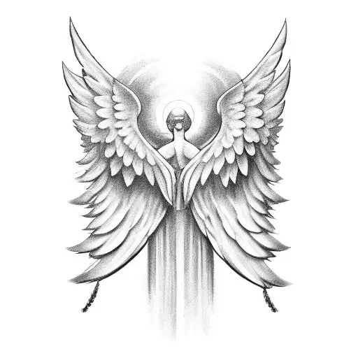 Angel Wings In A Libra Balance