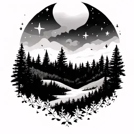 Stars With A Big Forest Landscaping