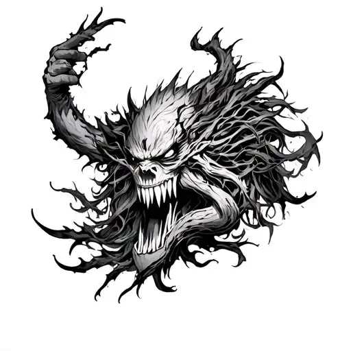 Guts Berserk With Japanese Simbols