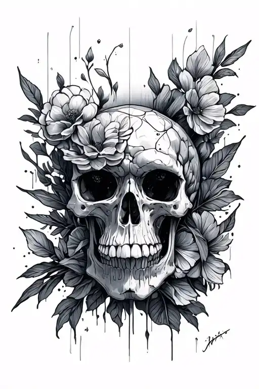 Block The Scar With A Drawing With A Related Resin -Cycle Theme