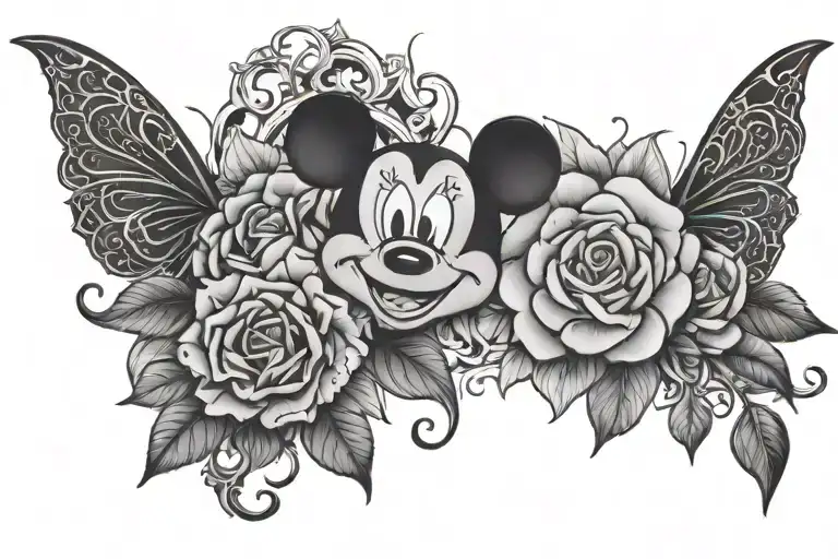 Disney Dark Tattoo Design