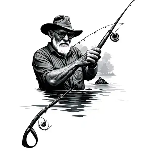 Grandpa Fishing