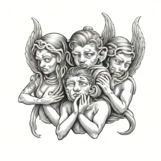 No Evil Speak No Evil Angels