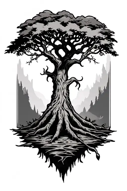 Viking Themed Tree Growing