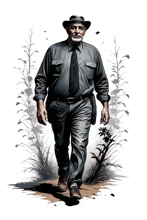 In Memory Of Dad Walking