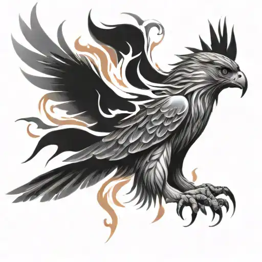 Hawk In Flames Coming