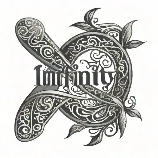 Infinity Symbol With Name Purab