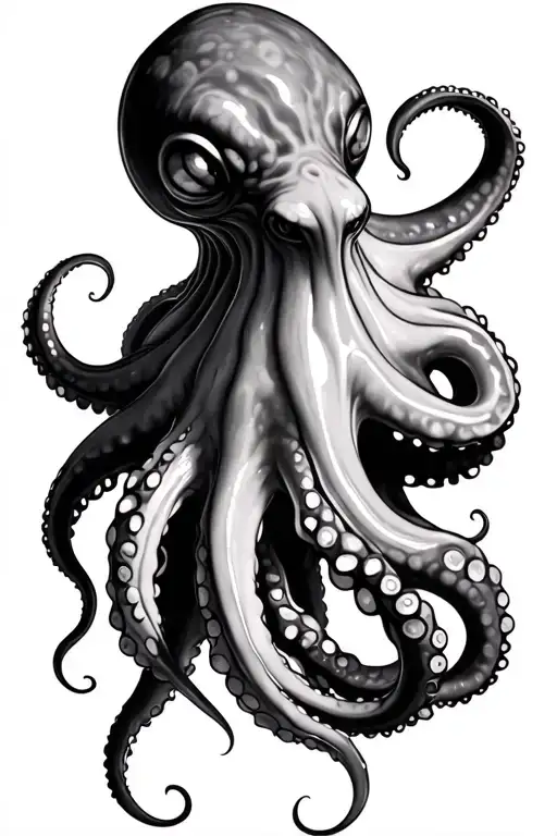 Octopus Wrapping Its Tentacles