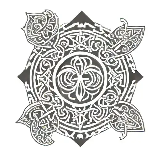 Irish Symbols Geometric Patterns
