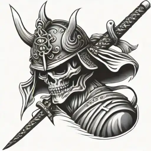 Samurai Skull