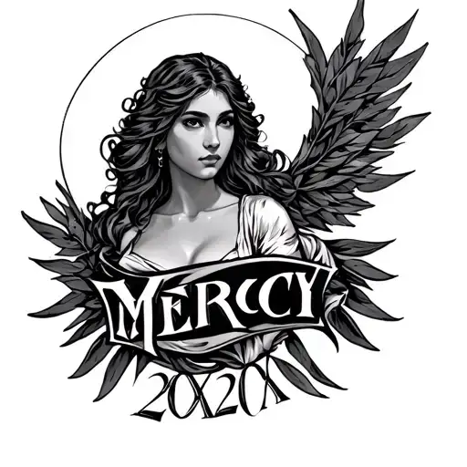 Use The Name Mercy And Use Her Year Date 2002 In Roman Numerals