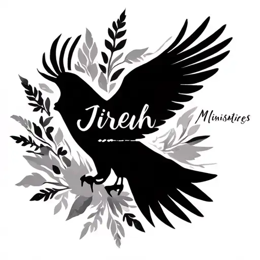 Modern Dove Silhouette For Name Jireh Ministries