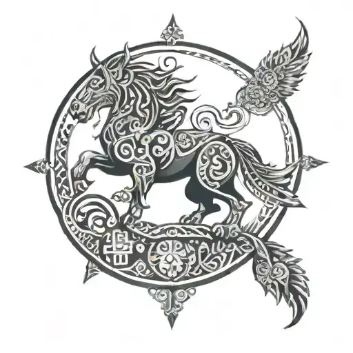 Turkic Or Nordic Cool Small