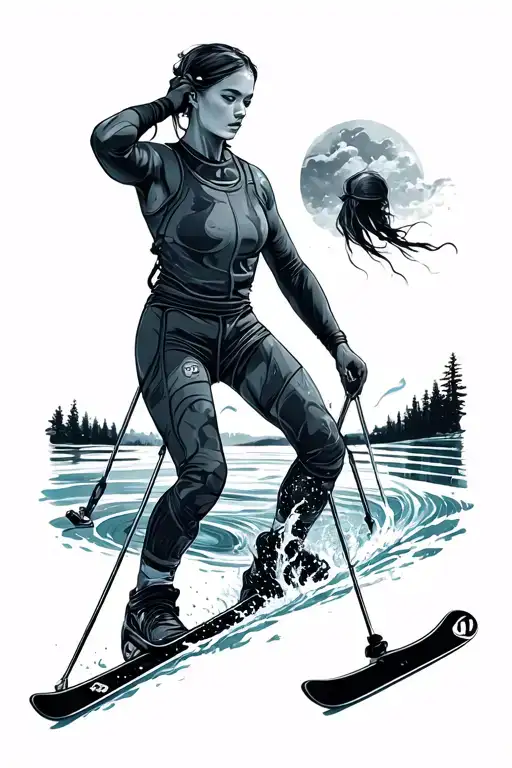 Water And Skiing Growing Up