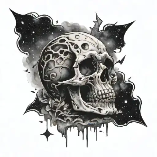 Night Sky Out Of Skull