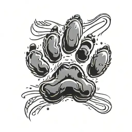 Dog Paw Print