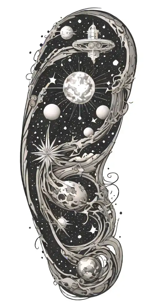 Negative Space Universe