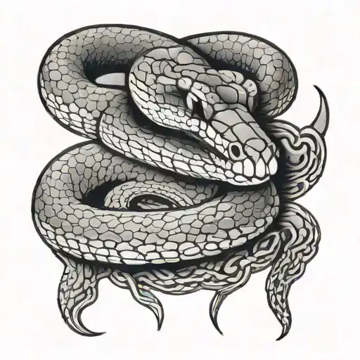 Copper Head Snake With Head Cut Off