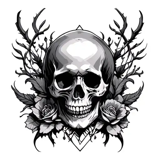 Skull And Gothic Ornaments