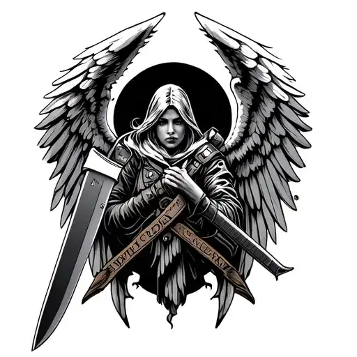 Knife Ranger Regiment Angel Wings Surrounded