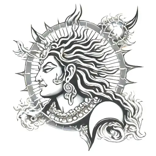 Shiva And Sun Shining