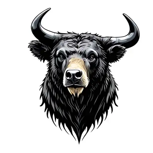 Bear And Bull Head
