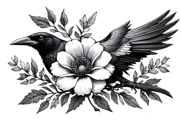 Raven Witch December Birth Flower