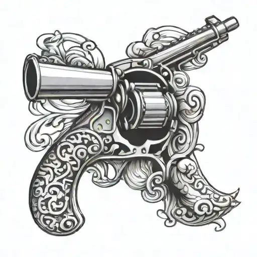 Nautical Gun Shot Image