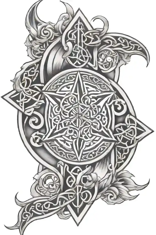 Celtic And Catholic Tattoo Michael