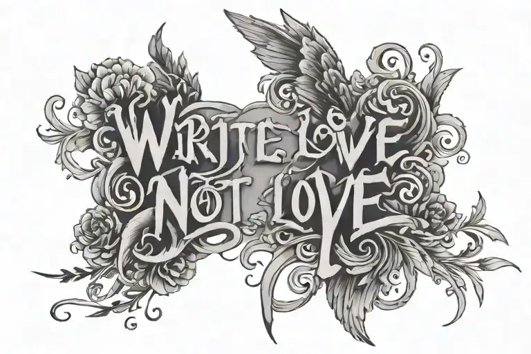 Write Love Is Not Love Is Fallacy