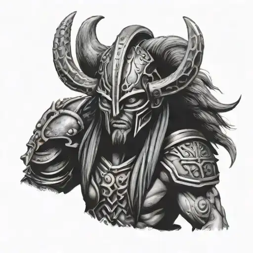 Alien Viking Warrior