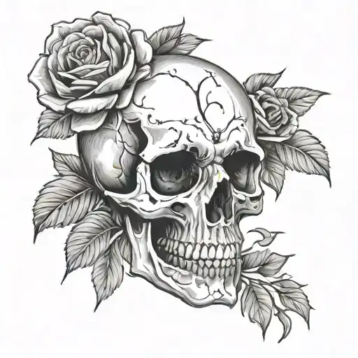 Skull Without Rose