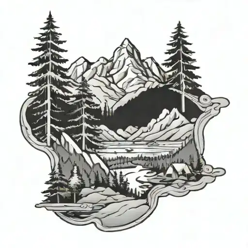 Police Outdoors Mountains Trees