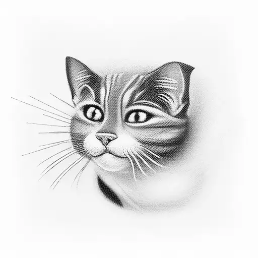 Black And Grey Roller Coaster With A Cat Riding It