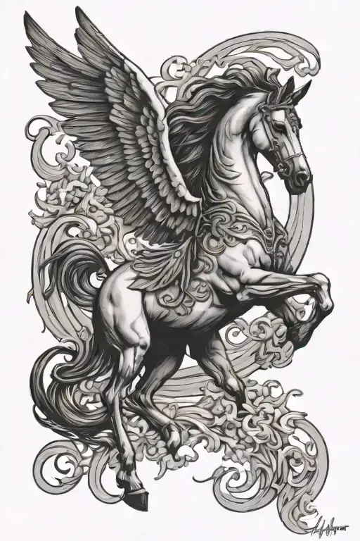 Pegasus And Water Horse