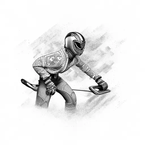 Black And Grey Rollerblade