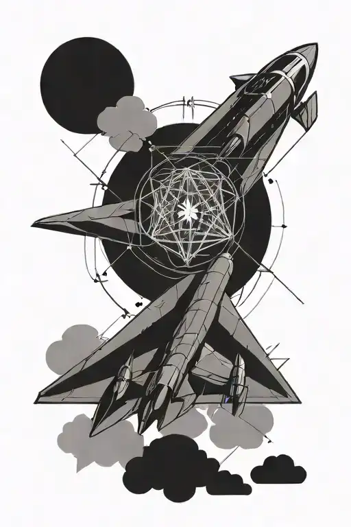 Geometric Aerospace With Linework Including The Word Clarity