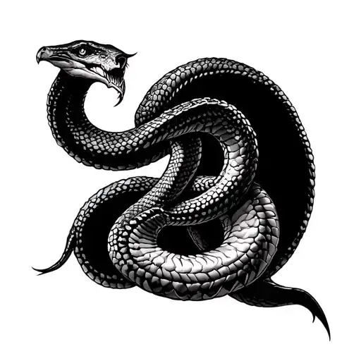 Hogwarts And Snake And Forrest And Deathly Howlows Symbol