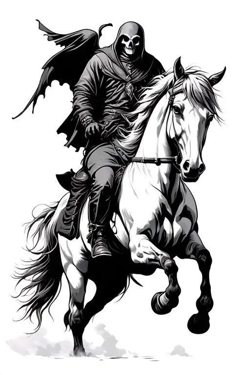 Reaper On A Horse