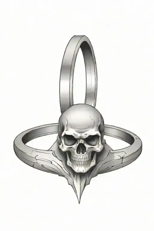 Halo Ring Above Skull