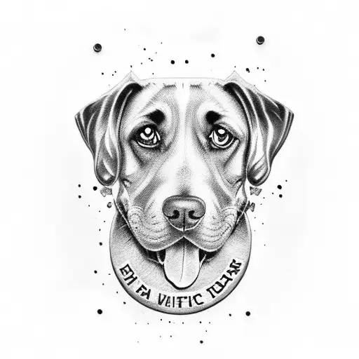 Inspiring Quote With Dog Tags Incorporated