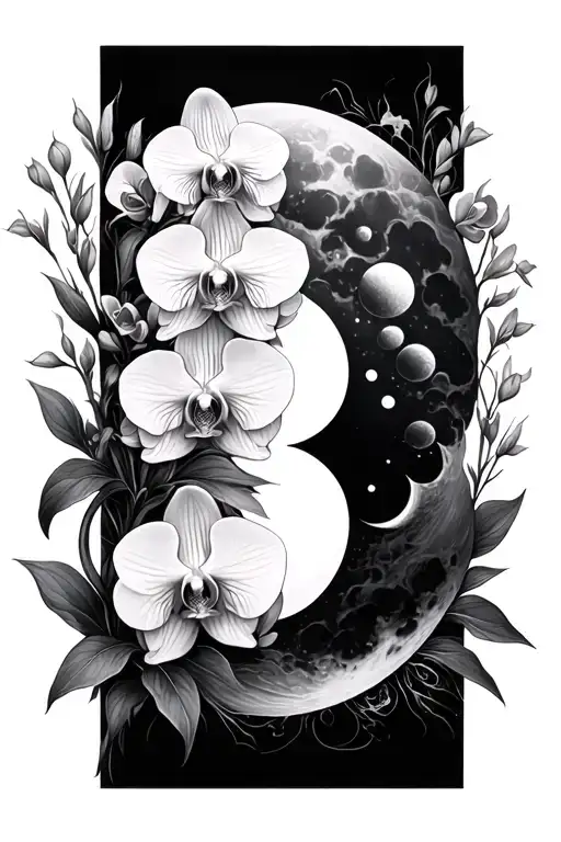 Orchids And Moon Phases