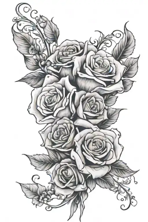 Bouquet Held Together By Script A And C