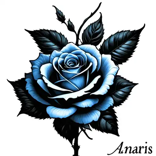 The Name Amaris But The I Is A Blue Rose