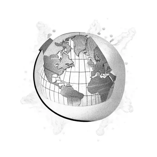 Juice Wrld Tribute With A Globe And 999