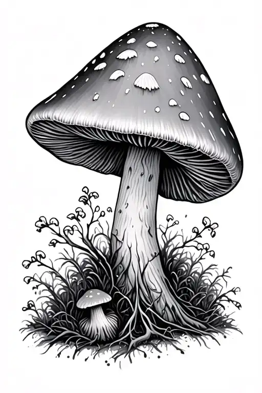 Mushroom With Tree